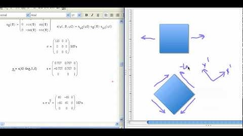 tensor rotation mathcad