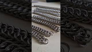 making of chainmail hip harness ⛓️ https://andiarmorshop.etsy.com #harness #chainmail #fantasy #larp