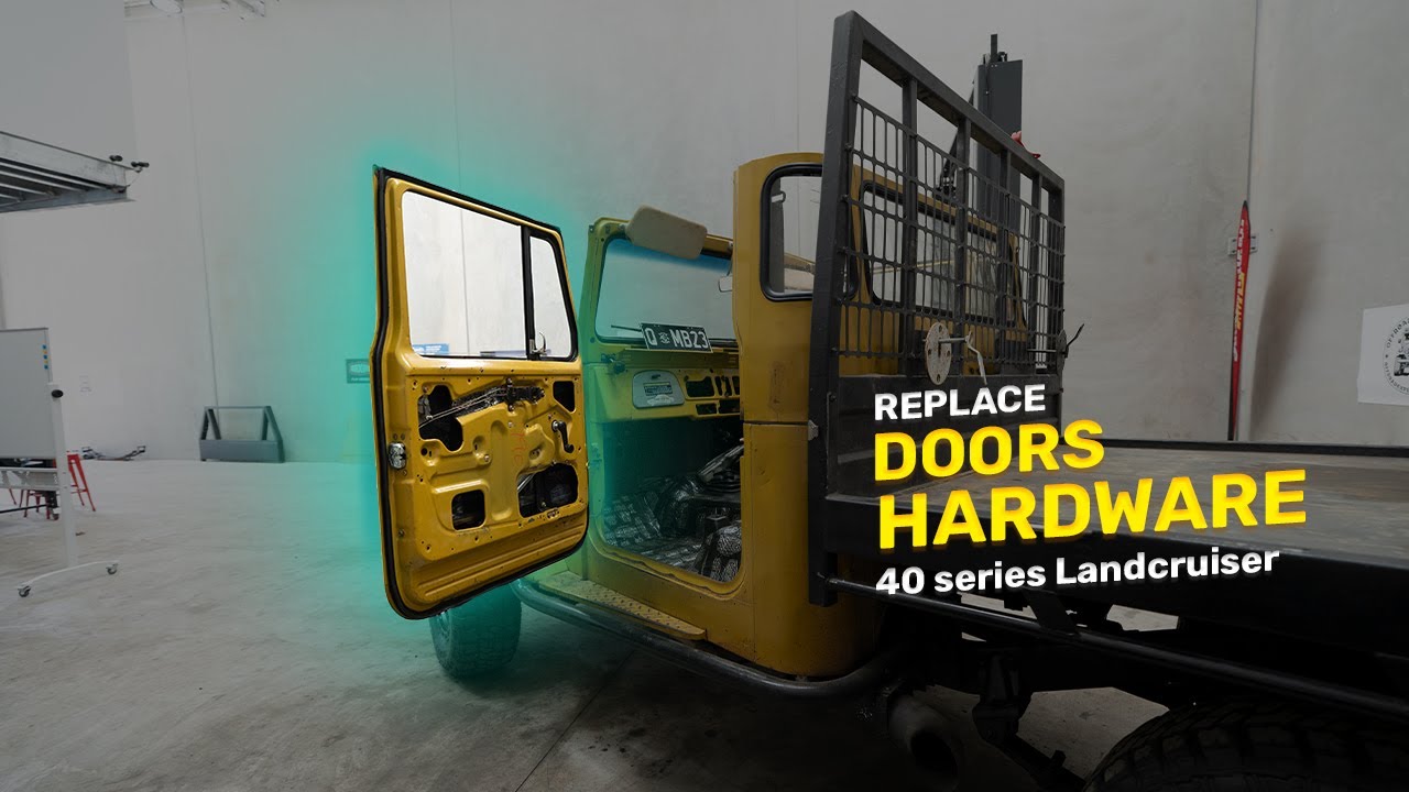Replacing Door Hardware and window seals on a 40 Series LandCruiser | 1/4 Window Model