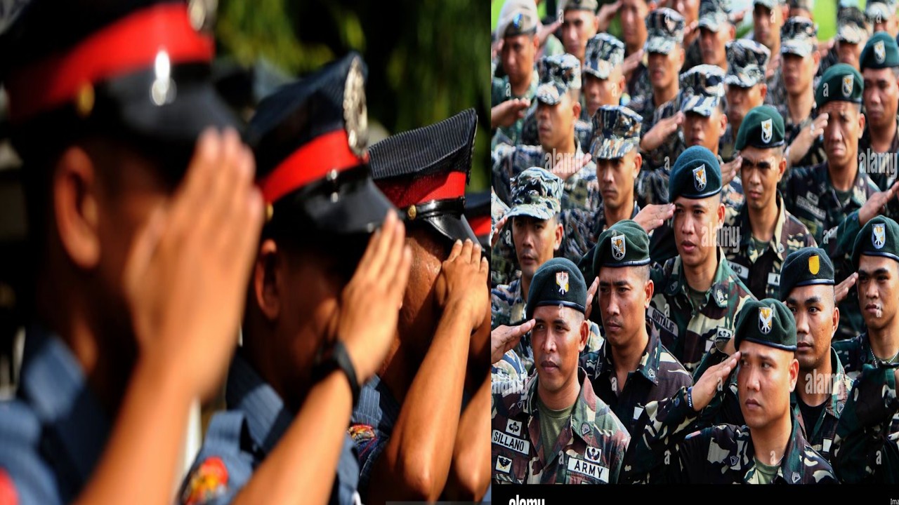 MGA retired at active na MGA sundalo na sumosuporta sa 18 brave mariners...