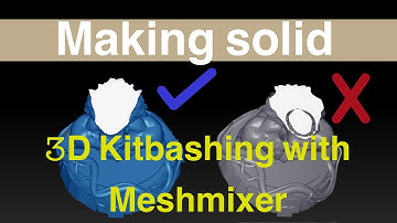 Nomad sculpt to autodesk Meshmixer - 3D Kitbashing