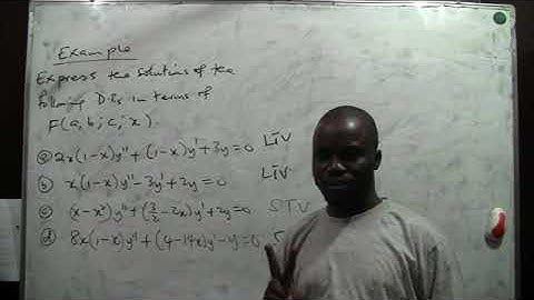 INTRODUCTION TO HYPERGEOMETRIC EQUATION 2