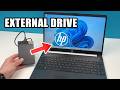 HP Laptop : How to Use with an External Hard Drive