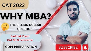 GDPI Preparation || Why MBA || Interview Questions and Answers || CAT 2022 || IIM Admissions