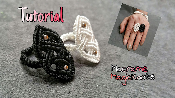 DIY Macrame Rings 