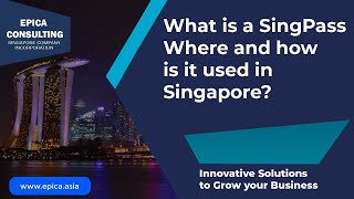 What is a SingPass? What is its Use? How is it used in Singapore?