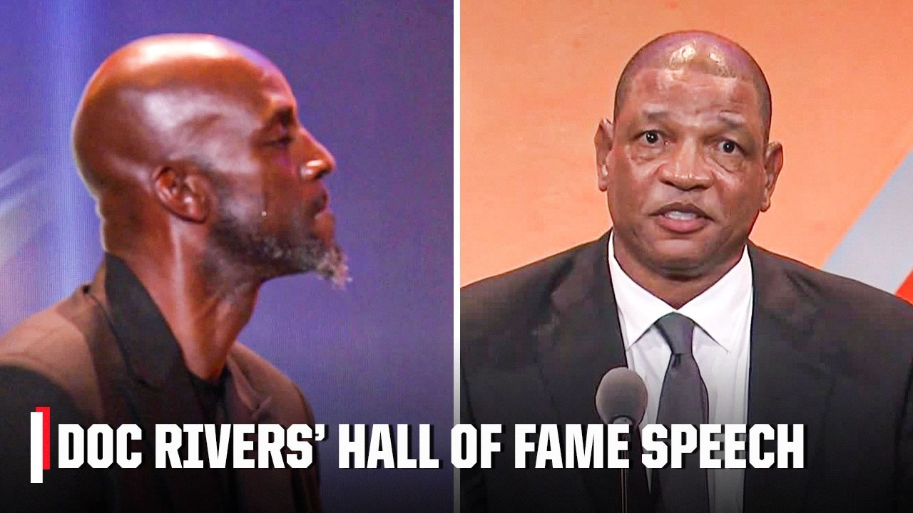 Doc Rivers delivers emotional Hall of Fame induction speech | NBA on ESPN