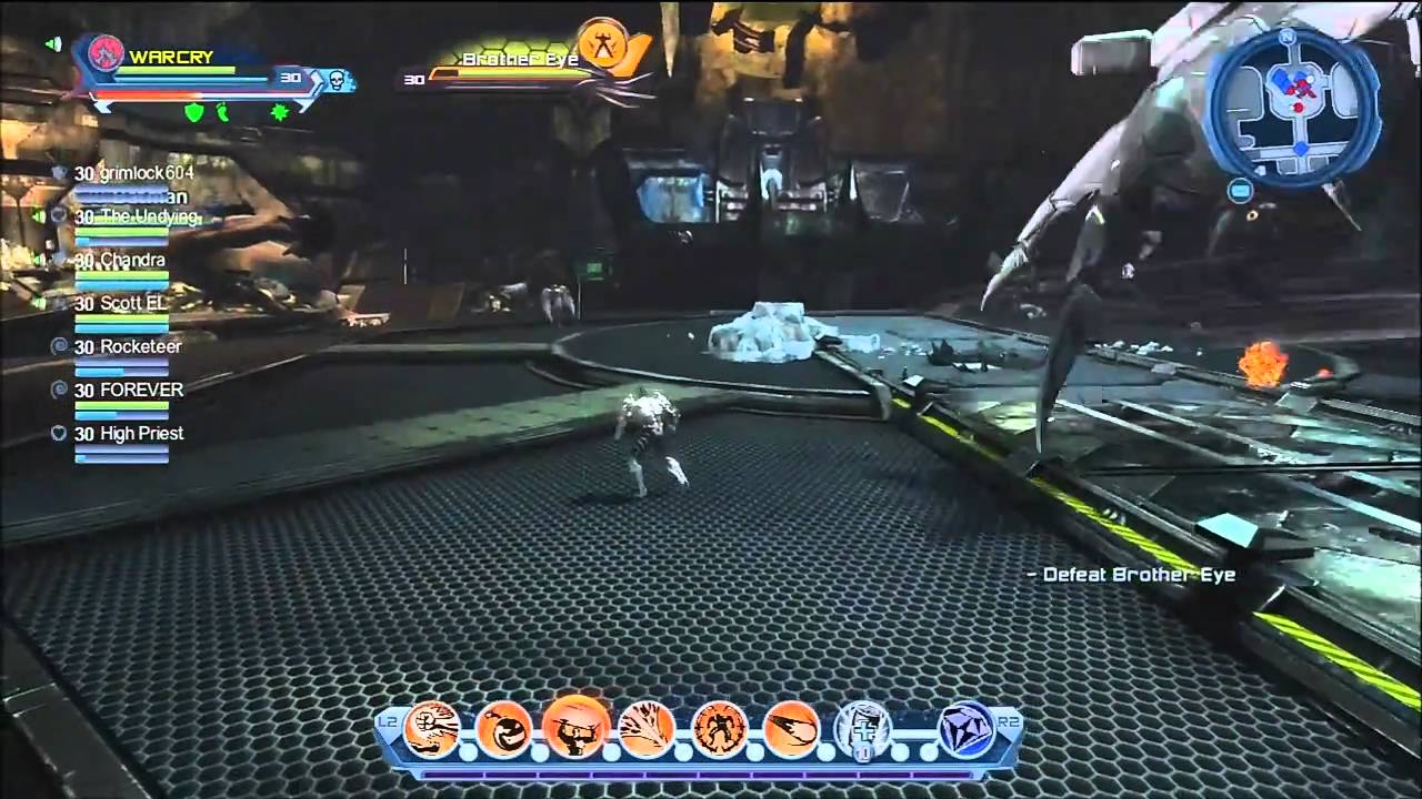 DCUO Final Boss Batcave: Inner Sanctum Brother Eye