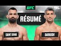 UFC 322 : Benoît Saint Denis TKO en 16s contre Dariush