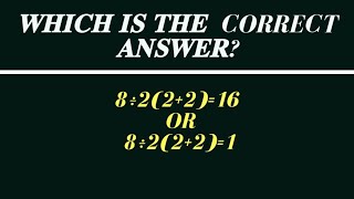 Celebrity correct answer to 8÷2(2+2) explained Profile