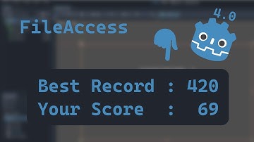 [Godot 4] How to Make Score Record with FileAccess under 5 Minutes