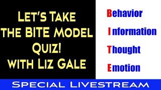BITE Model Quiz with Ex-Scientologist Liz Gale - LIVE