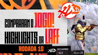 VOCÊ NÃO VAI ACREDITAR NO QUE A XLD FEZ NO FREE FIRE! 😱 | MELHORES MOMENTOS RODADA 09 | #LAFF