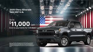 Bob Bell Chevrolet Baltimore - GET UP TO $11,000 OFF A 2025 SILVERADO w/ NO PAYMENTS FOR 120 DAYS*!