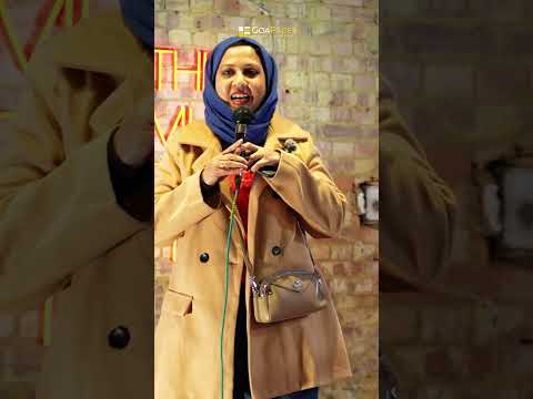 A Muslim Lady Join the Protests
