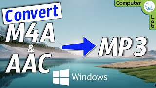 How to Convert M4A to MP3 using two different ways on Windows PC screenshot 5