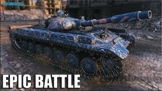 Жесткий нагиб на ГОРОДСКОЙ КАРТЕ ✅ World of Tanks Т-100 ЛТ