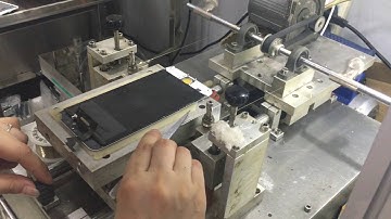 remove iphone 6 6plus frame separate crack glass with lcd clean oca glue on lcd YMJ lcd machine