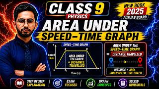 Area Under Speed Time Graph | Class 9 Physics New Book | Chapter 2 | PECTA PCTB 2025 | Punjab Board