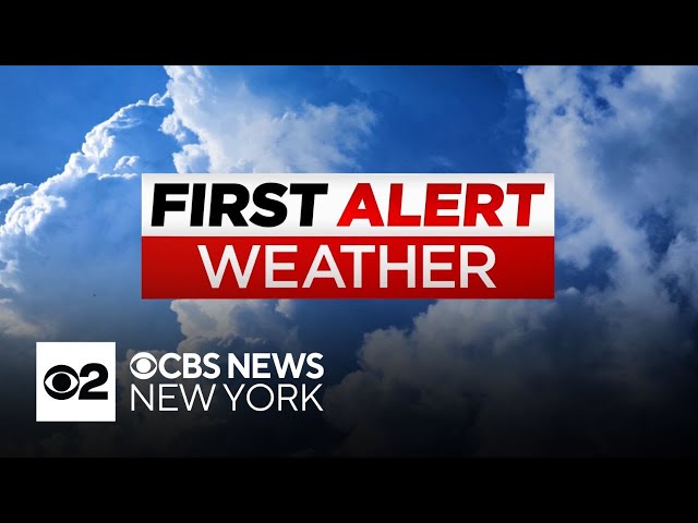 Early rainy weather turns to partly sunny skies across NYC