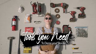 Tools You Need To Tear Apart A School Bus Adam & Steph Skoolie Conversion