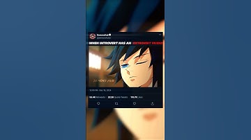 When Introvert Has An Extrovert Friend #anime #demonslayer #kny #viralshort #knyedit #giyu #tanjiro