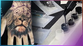 ✅TATUAGEM DE LEÃO NA MÃO - LION TATTOO ✅TATUAGEM DE LEÃO NA MÃO - LION TATTOO