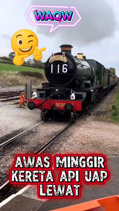 WAOW! DERUH & KLAKSON! Kereta Api Uap Kejar Setoran!