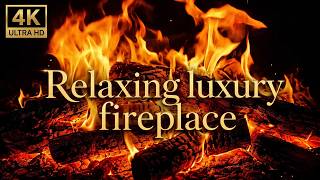 Peaceful Fireplace Sounds 4K | Crackling Fire for Sleep, Focus & Meditation 🔥🧠🔥💤