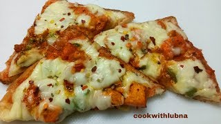 Chicken Bread Pizza/ Quick Recipe for Kid's Lunch Box / ब्रेड पिज़्ज़ा रेसिपी फ़ॉर लंच बॉक्स