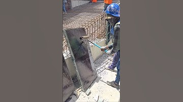 Oiling formwork #shorts #construction #skills