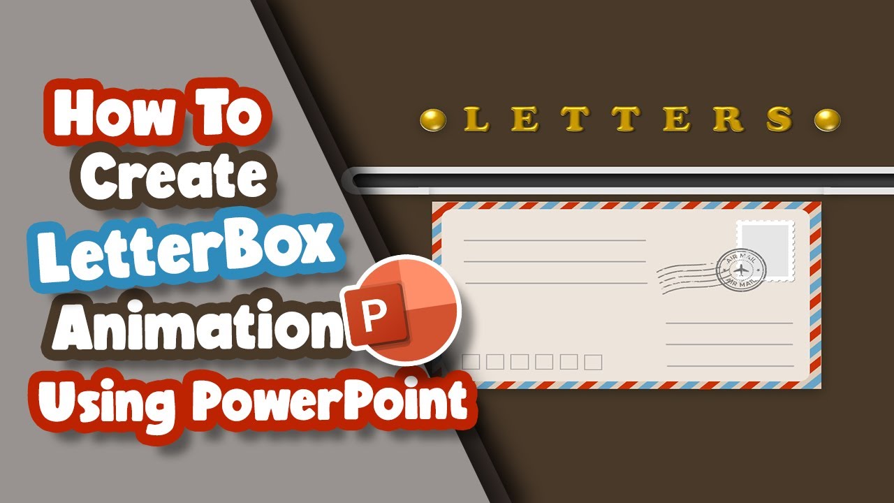 Tutorial How to Create LetterBox Animation with PowerPoint YouTube