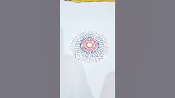 "Spiral Synergy: A Dance of Shapes" || #Spirograph #asmr #satisfying #relax #shorts #ytshorts