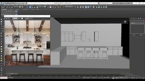 3Dsmax Tutorials, Learn 3D Modeling a Stylish Kitchen from Scratch in 3dsmax ( Part 3)
