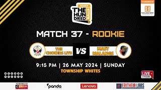 The Chokers Lite vs Mast Malangs - Match # 37 - Rookie - The Hundred Balls