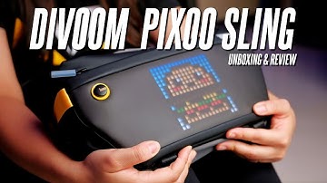 A Modern Pixel Art Sling Bag! Divoom Pixoo Sling Bag
