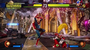 MARVEL VS. CAPCOM: INFINITE Nova & Captain Marvel (Me) VS Zero & Dante (blctrunkz)