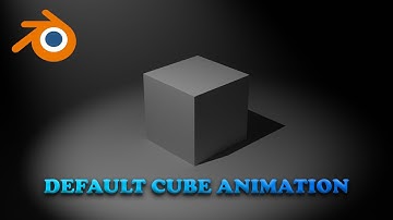 DEFAULT CUBE ANIMATION IN BLENDER | #blender #animation