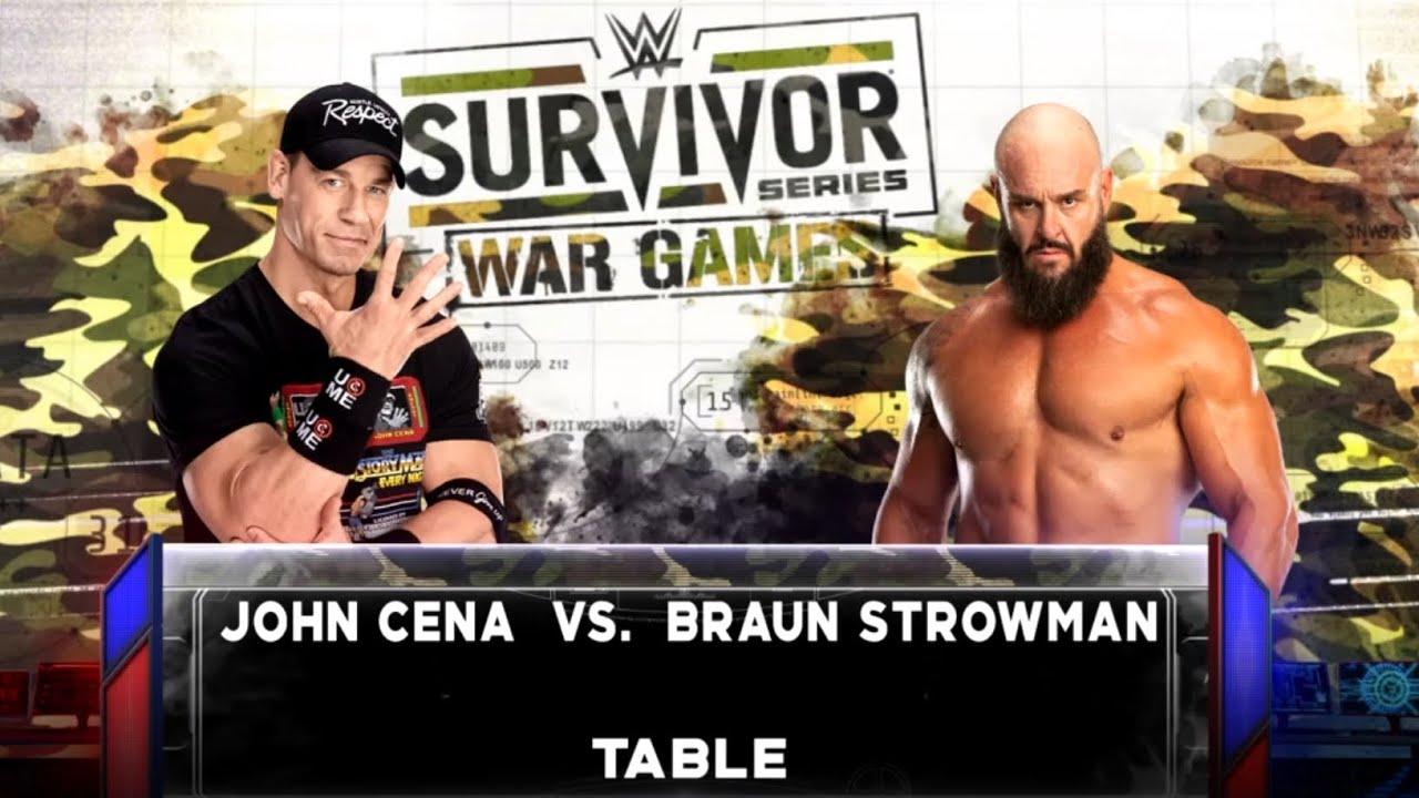 WWE 2K24 John Cena Vs Braun Strowman SURVIVOR WAR GAMES PS4 wwe-2k24-john-cena-vs-braun-strowman-survivor-war-games-ps4