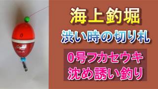 海上釣堀 釣果up 仕掛け編 渋い時の切り札 ０号フカセウキ 沈め誘い釣り Youtube