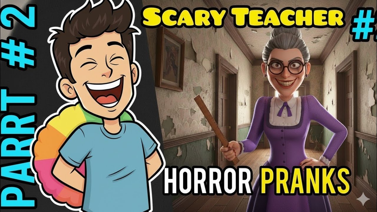 Funny pranks on teacher // Scary teacher 3d // stupid Gamerz // # ...