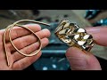 Making a cuban chain ring