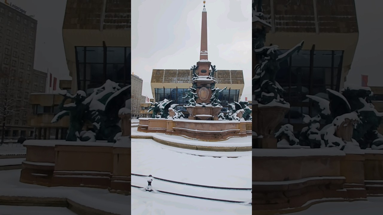 Наслаждаюсь красотой вокруг ! В центре Лейпцига, Германия