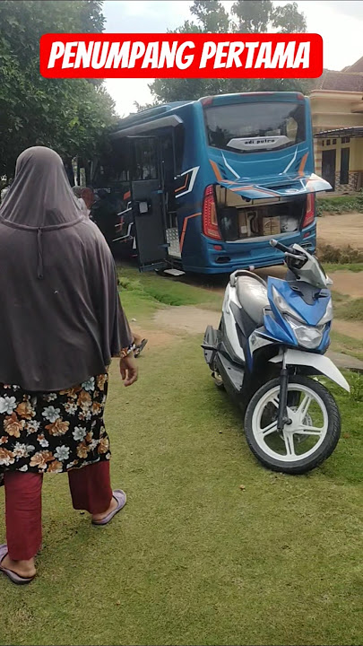 The first passengers tried out the newly released bus....