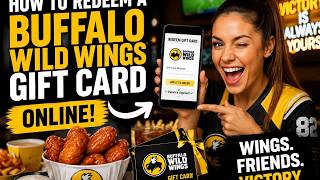 How to redeem a Buffalo Wild Wings gift card online