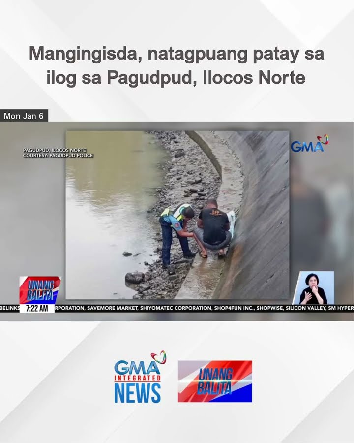 Mangingisda, natagpuang patay sa ilog sa Pagudpud, Ilocos Norte | Unang Balita
