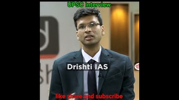 IFos Topper Harshit Mehar, Rank -5 (UPSC IFos 2021) _ Drishti IAS _Mock Interview _ #shorts #dristi