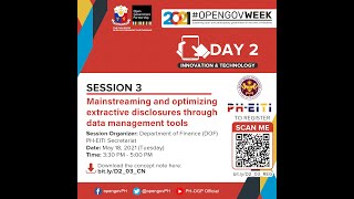 Famous Day 2 Session 3 - Mainstreaming and optimizing extractive disclosures through data management tools Profile