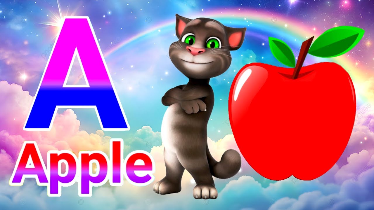 A for Apple B for Ball C for Cat D For Dog Learning Tv Phonics Song A ...
