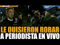 CHORRO APARECIÓ A ROBARLE EN VIVO A NOTERO Y TERMINÓ PRESO